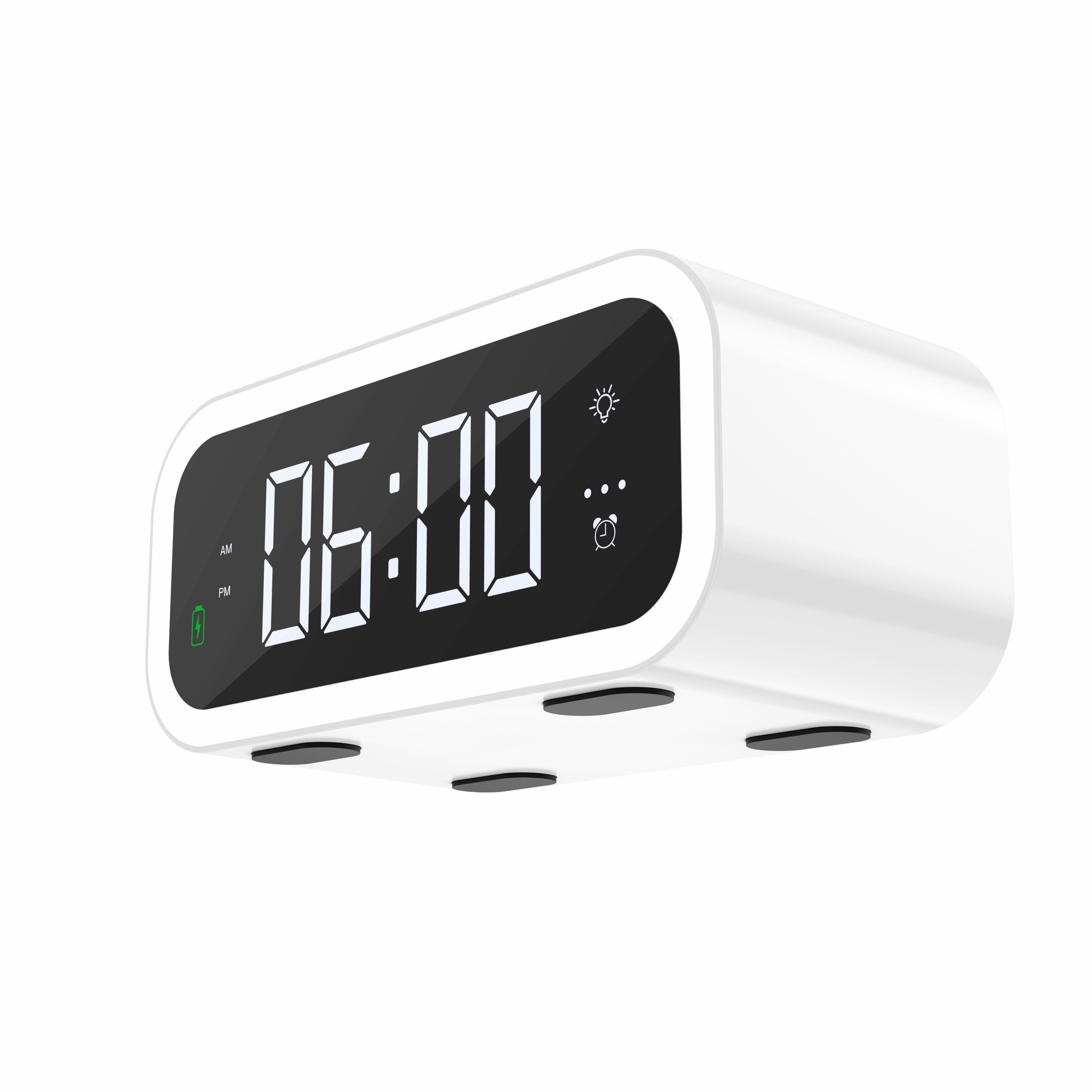 WIWU Wi-W015 15W Wireless Charger Phone Charging Stand Alarm Clock Night Light WIWU Wi-W015 15W Wireless Charger Phone Charging Stand Alarm Clock Night Light